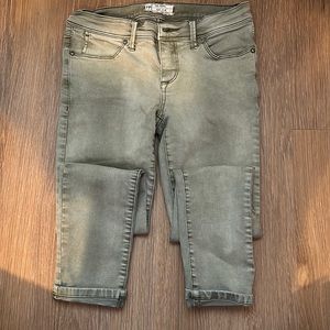 Green Free People Jeans
